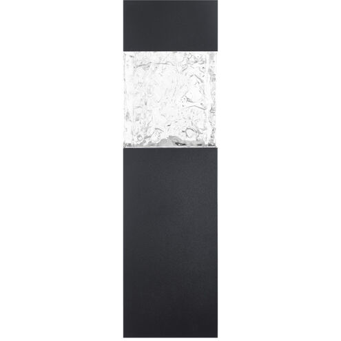 Monarch 1 Light 24 inch Black Outdoor Wall Light in 24in.