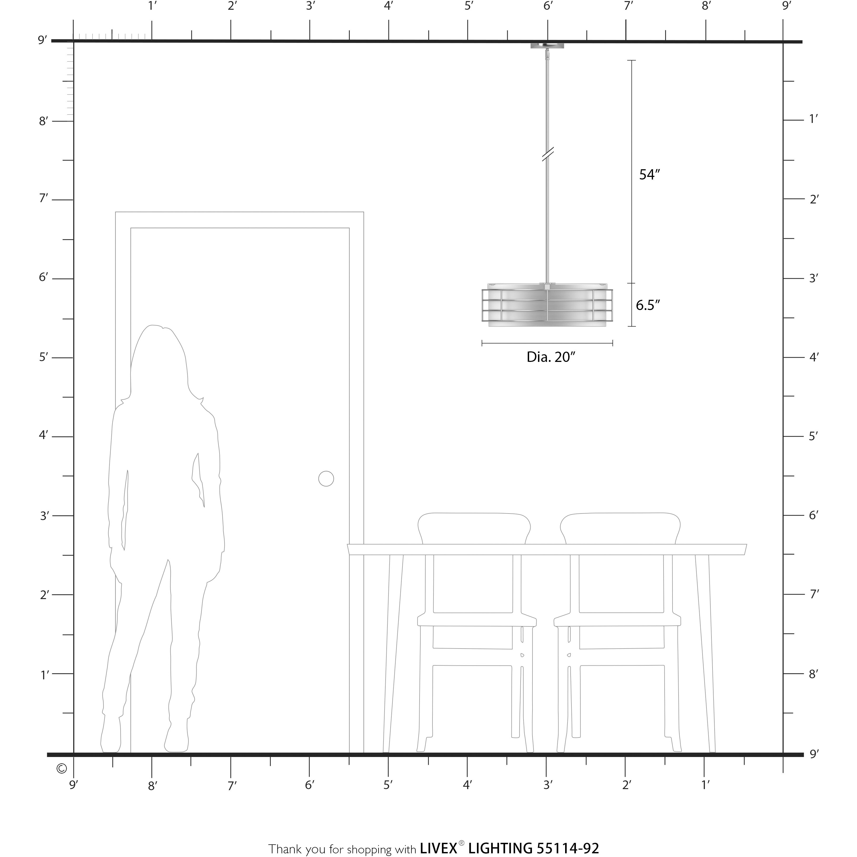 Blanchard 4 Light 20 inch English Bronze Pendant Chandelier Ceiling Light