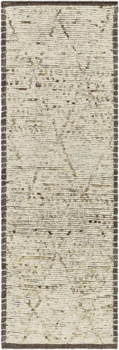 Khyber 96 X 30 inch Brown Rug in 2.5 x 8, Runner