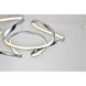 Canada LED 28 inch Chrome Chandelier Ceiling Light