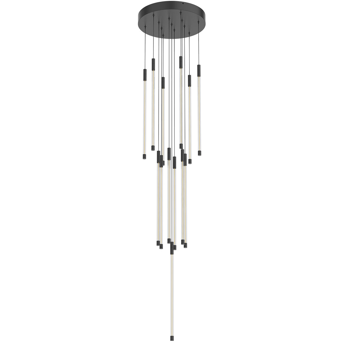 Motif Multi Pendant Ceiling Light in Black