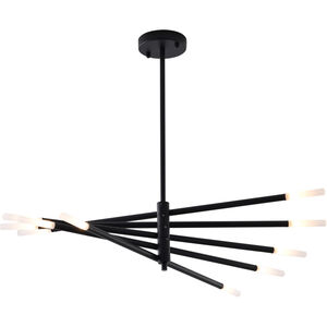 Canada LED 30 inch Black Chandelier Ceiling Light