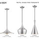 Allison 1 Light 14 inch Brushed Aluminum Mini Pendant Ceiling Light