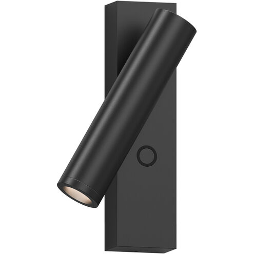 Haim LED 1.5 inch Textured Black ADA Wall Sconce Wall Light