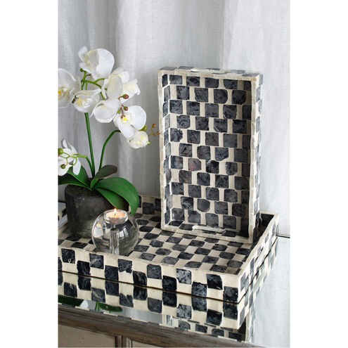 Checkered Black/White Tray