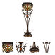 Evelyn 28 inch 100.00 watt Antique Golden Bronze Table Lamp Portable Light