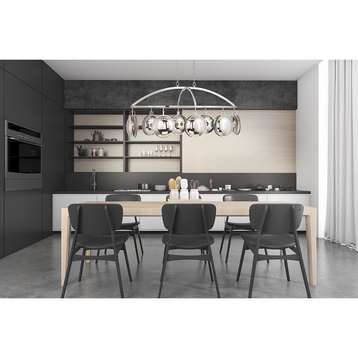 Havendale 6 Light 30 inch Polished Nickel Chandelier Ceiling Light