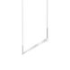 Thin-Line LED 36 inch Bright Satin Aluminum Pendant Ceiling Light in 3ft., 3000K