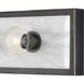 Berdine 5 Light 5 inch Natural/Oil Rubbed Bronze Bath Bar Wall Light, Large