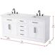 Remington 72 X 35 inch White Bathroom Vanity Cabinet