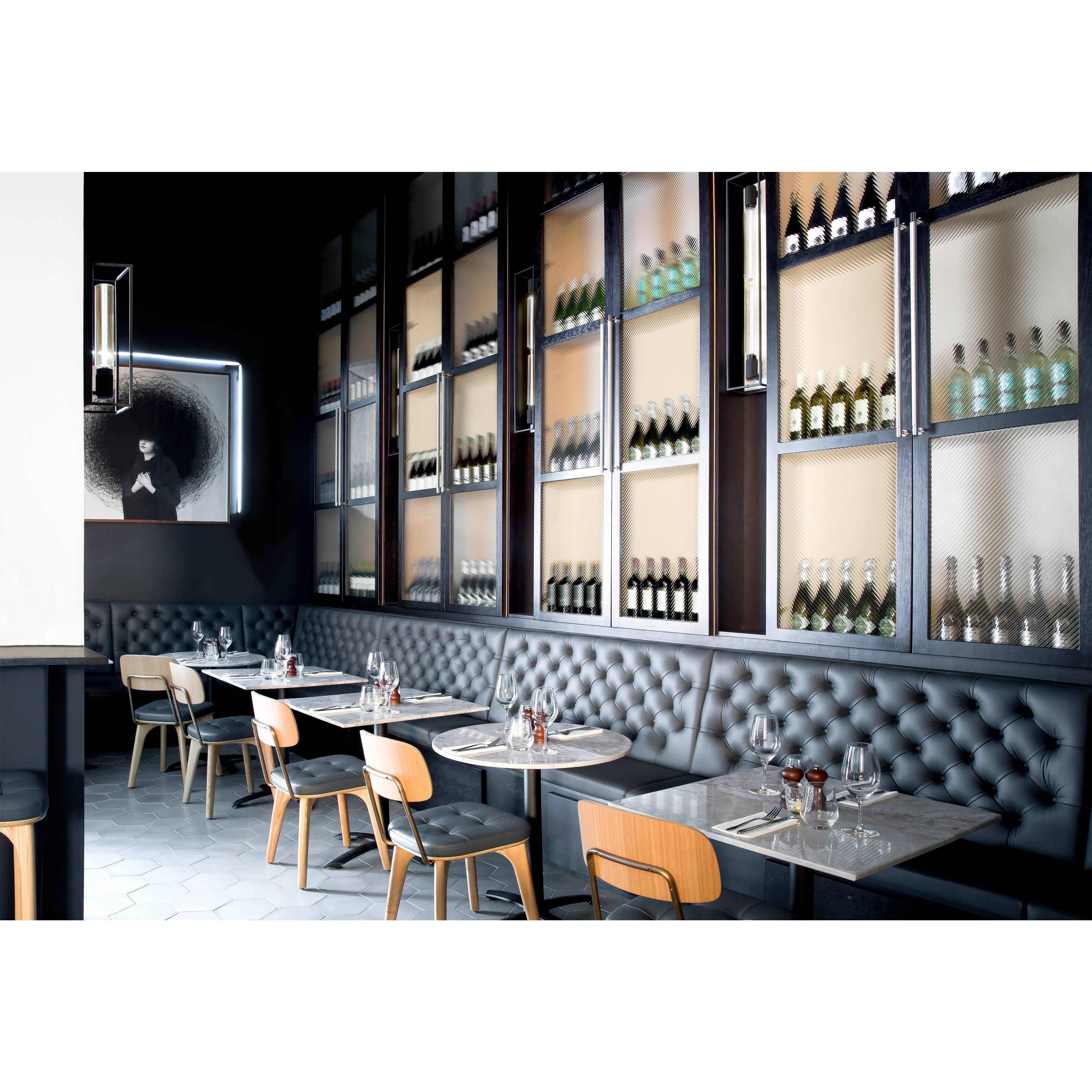 Caged Wall Light in White Marble