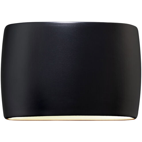 Ambiance Collection LED 10 inch Gloss Black Outdoor Wall Sconce