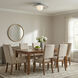 Olivia 1 Light 15.75 inch Matte Linen Flush Mount Ceiling Light