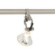 MO-Pivot 1 Light 12 Satin Nickel Low-Voltage Track Head Ceiling Light