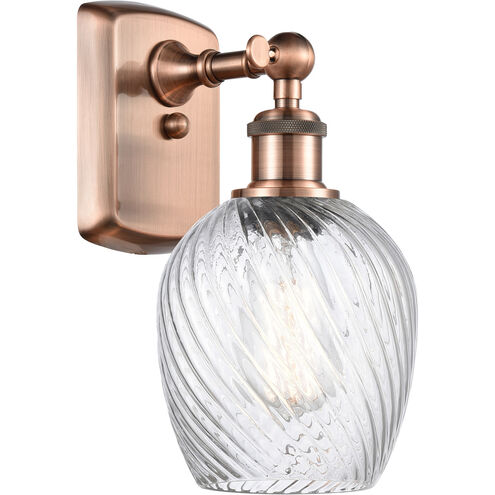 Ballston Salina 1 Light 5 inch Antique Copper Sconce Wall Light, Ballston