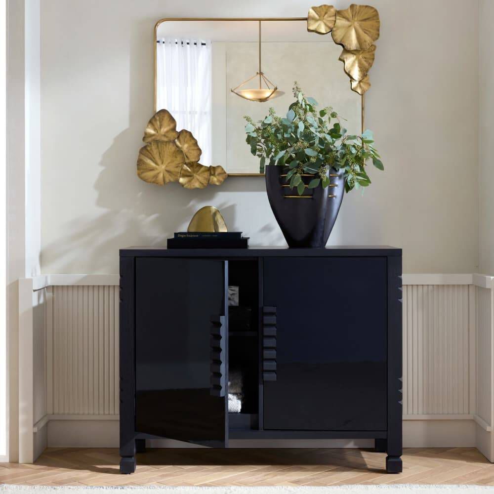 Jericho Black and Ebony Cabinet