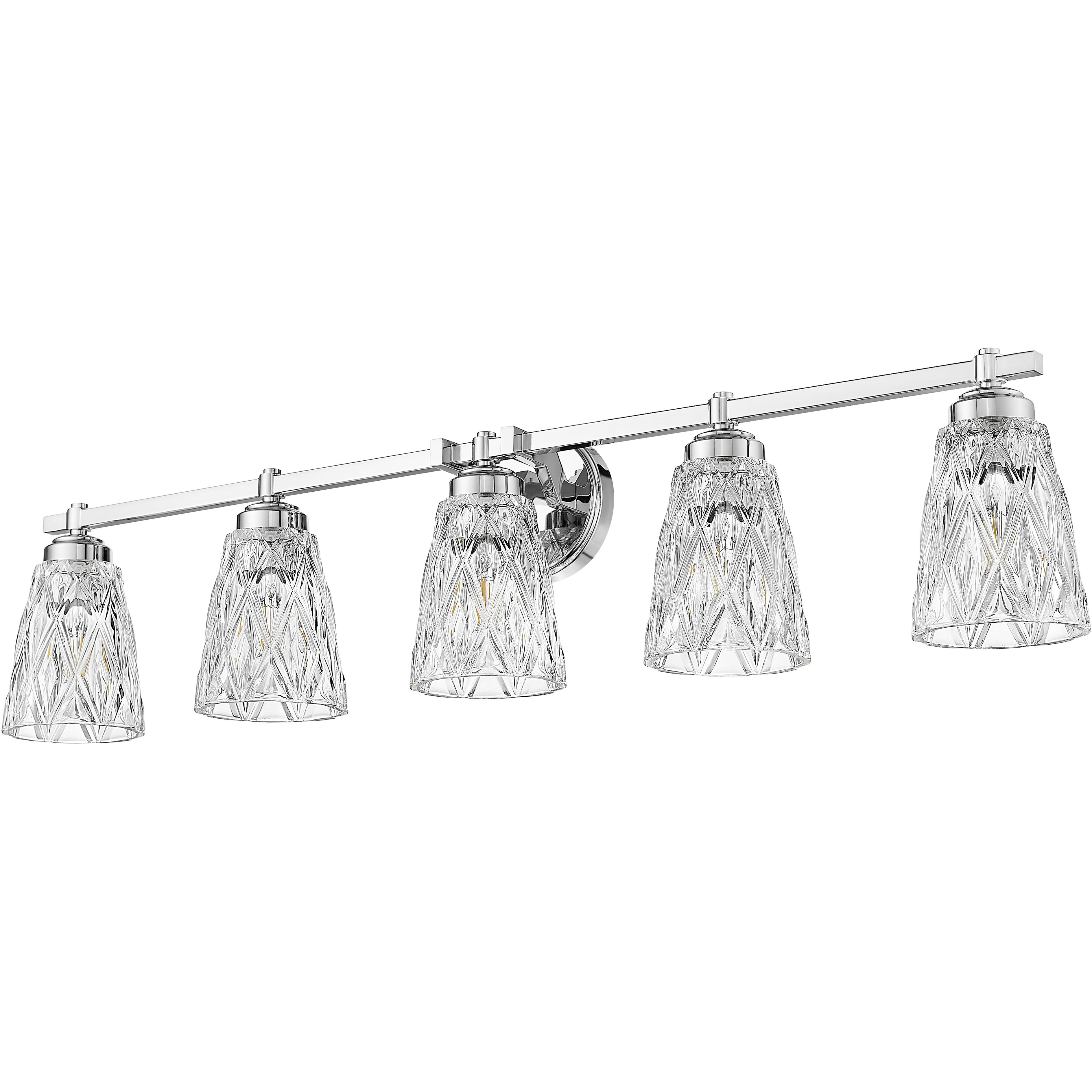 Andree Vanity Wall Light in Chrome