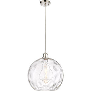 Ballston Athens Water Glass 1 Light 14 inch Polished Nickel Pendant Ceiling Light