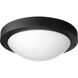 Contempo 2 Light 13 inch Noir Flush Mount Ceiling Light, Quorum Home