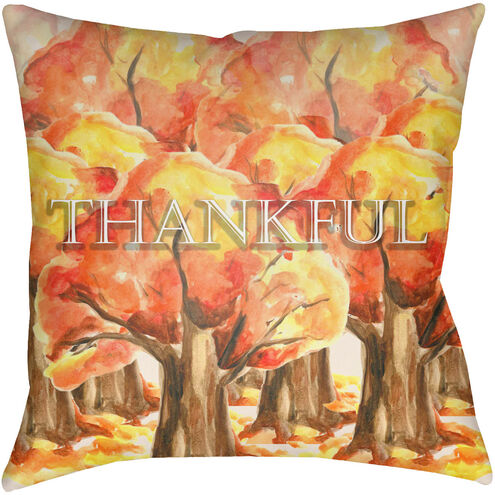 Lodge Cabin 20 X 20 inch Outdoor Pillow Cover, Square
