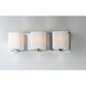 Wrap 3 Light 19.25 inch Polished Chrome Bath Vanity Wall Light