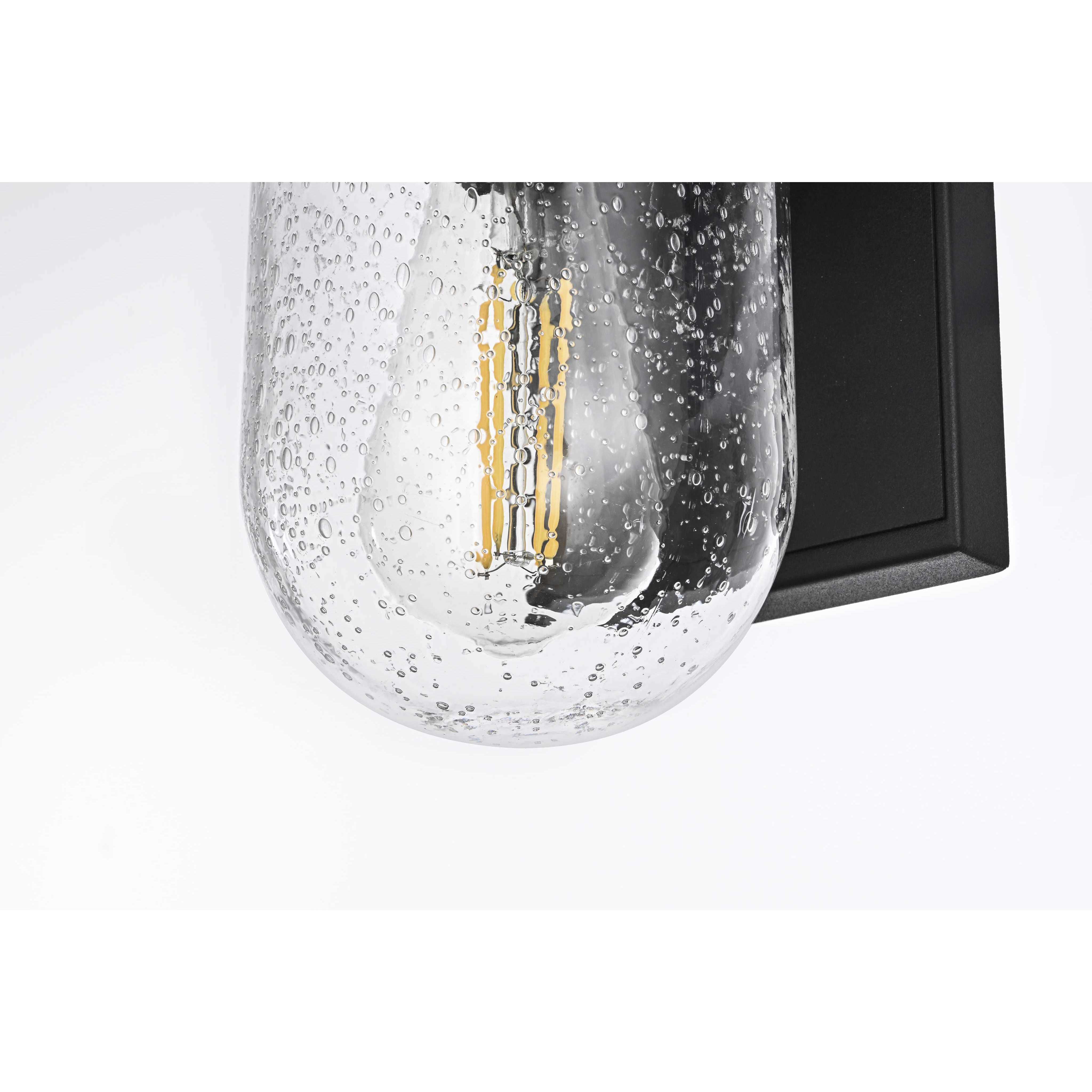 Rafael 1 Light 9 inch Black Outdoor Wall Sconce