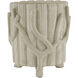 Faux Bois Portland and Faux Bois Planter, Medium