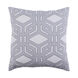 Millbrook 20 X 20 inch Light Gray and Medium Gray Pillow