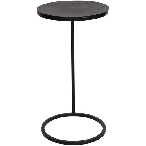 Brunei 24 X 13 inch Aged Black Iron and Plated Antique Bronze Accent Table