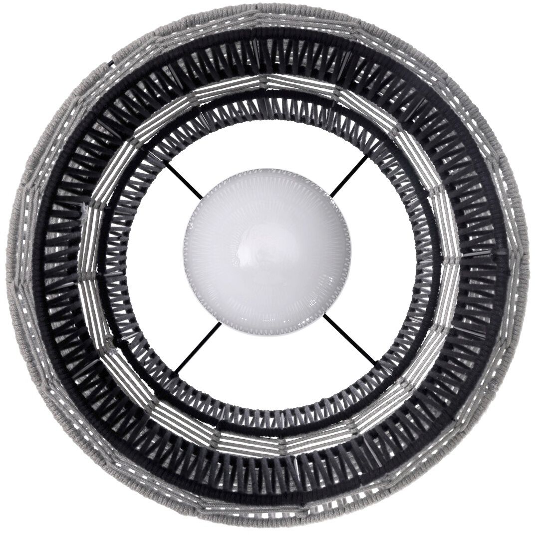 Aden 1 Light 22 inch Black Outdoor Pendant, Both Indoor/Outdoor