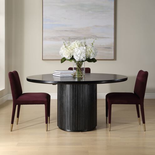 Hersch 60 X 30.5 inch Black Dining Table