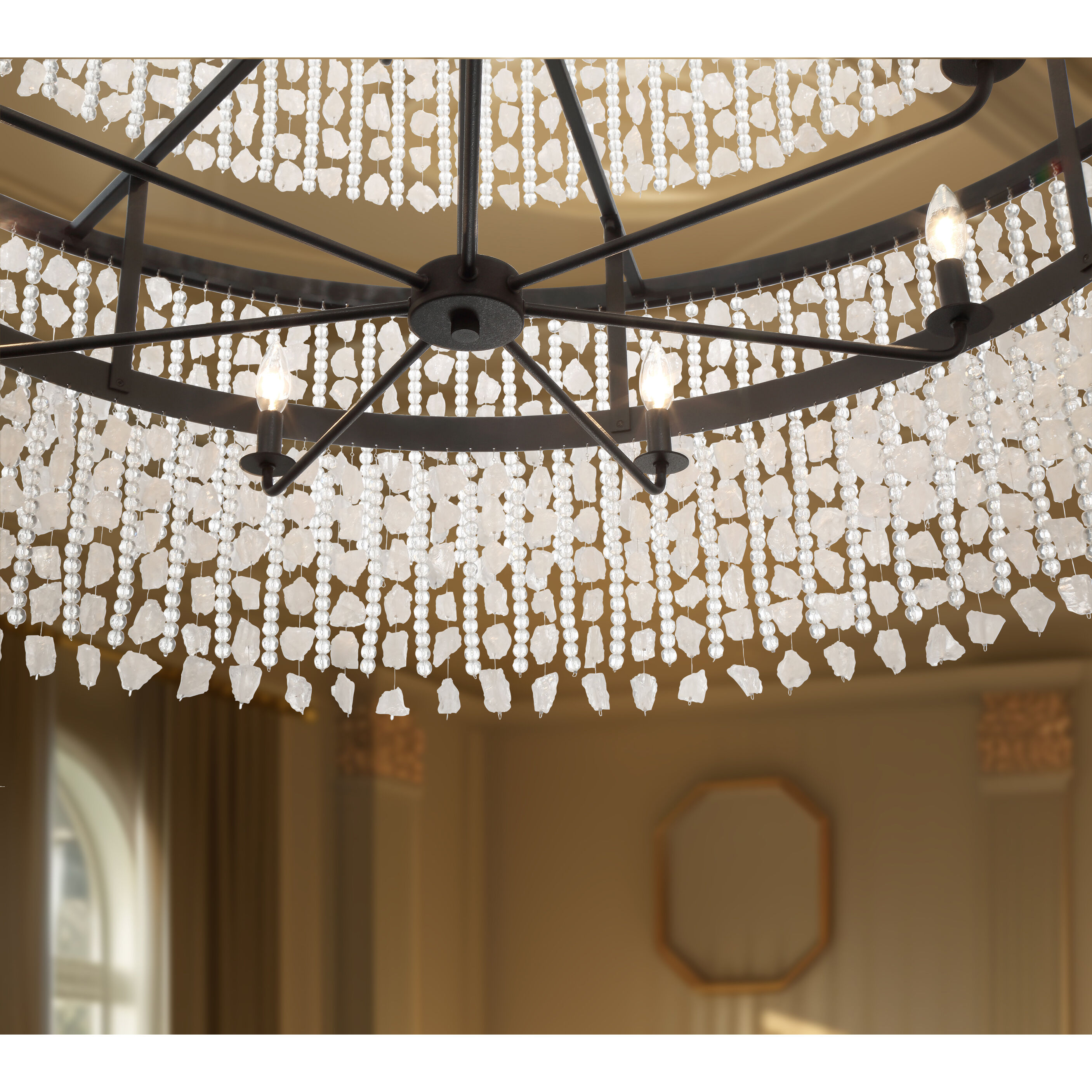 Shimmering Elegance 14 Light Chandelier Ceiling Light
