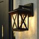 Rockford LED 8.75 inch Textured Black Outdoor Wall
