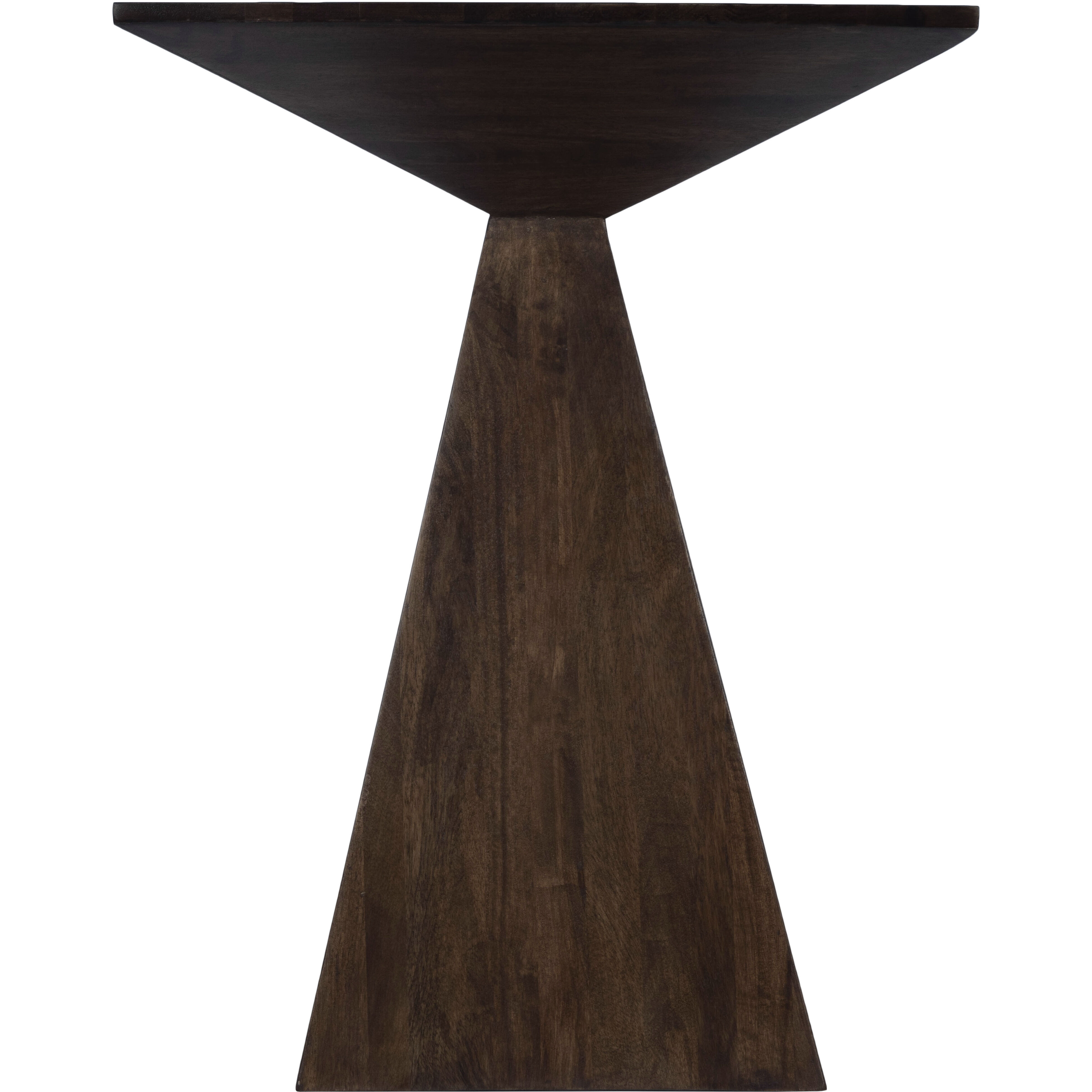 Titus Dark Brown Modern End or Side Table