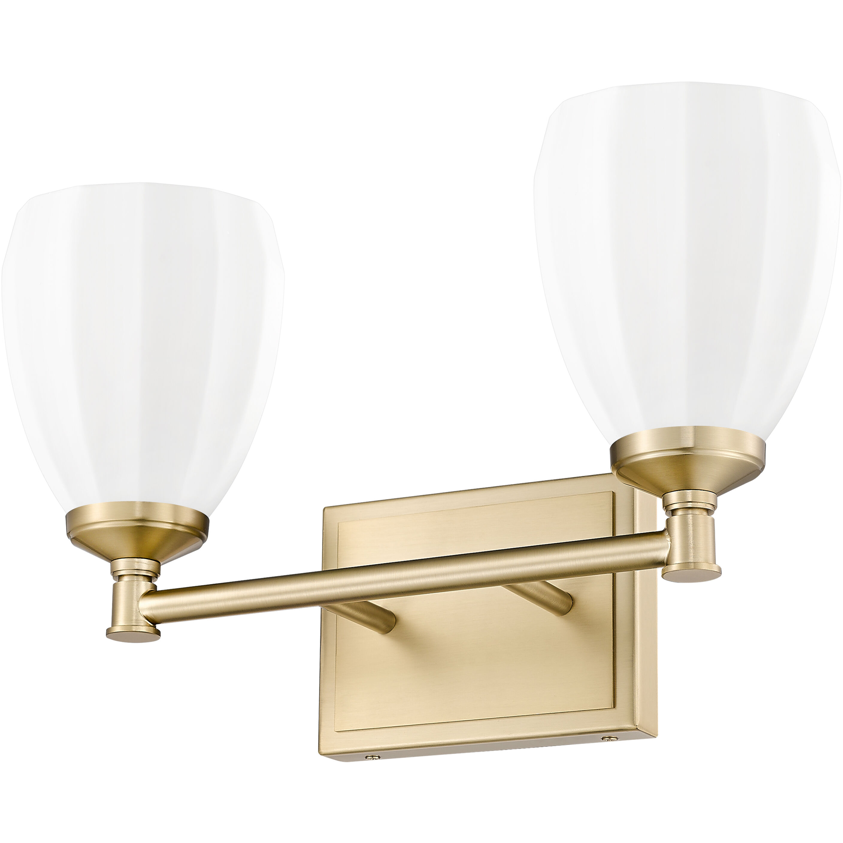 Oren 2 Light 16 inch Modern Gold Bath Vanity Light Wall Light