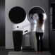 Avior 30 X 30 inch Black LED Lighted Mirror, Vanita by Oxygen