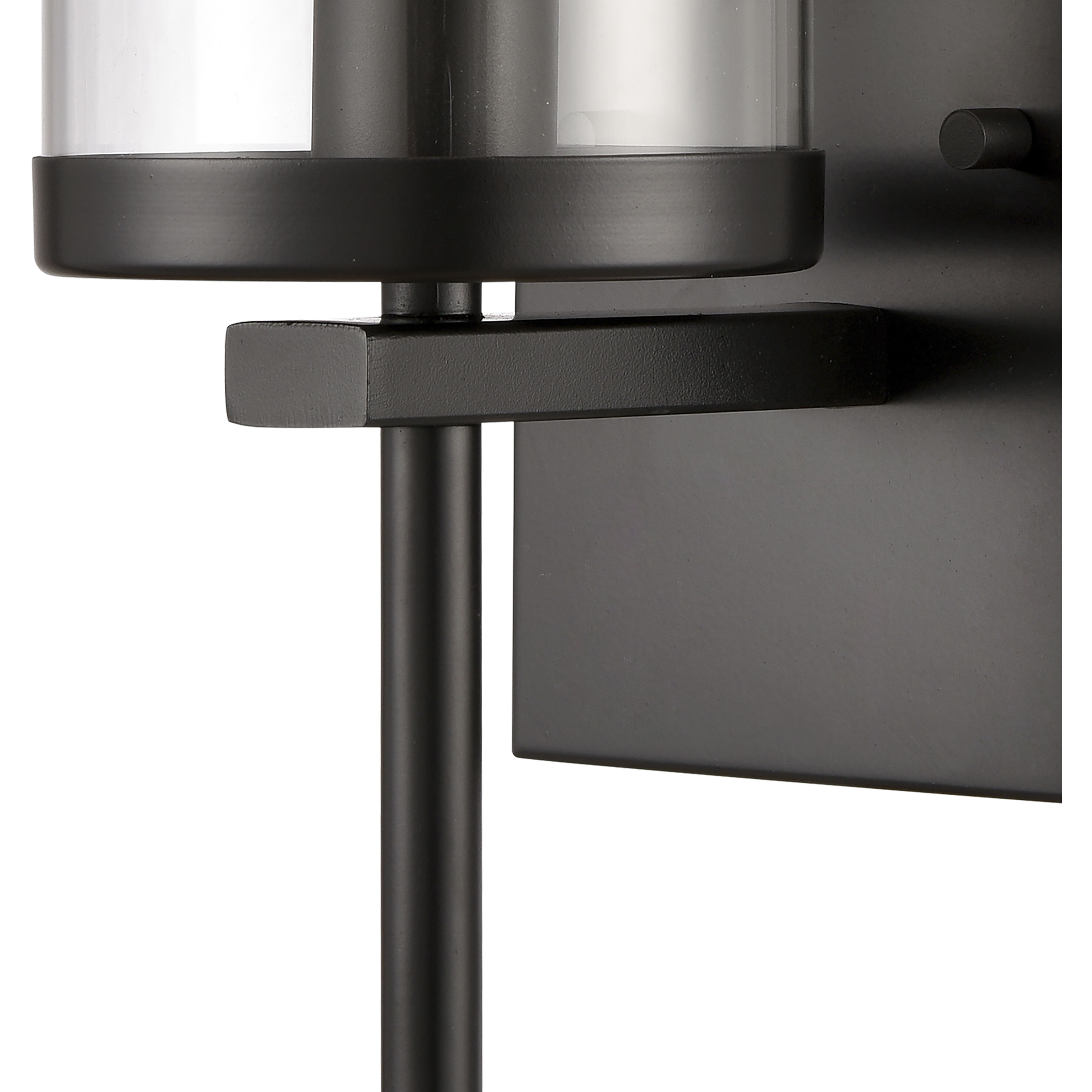 Oakland Sconce Wall Light in Black