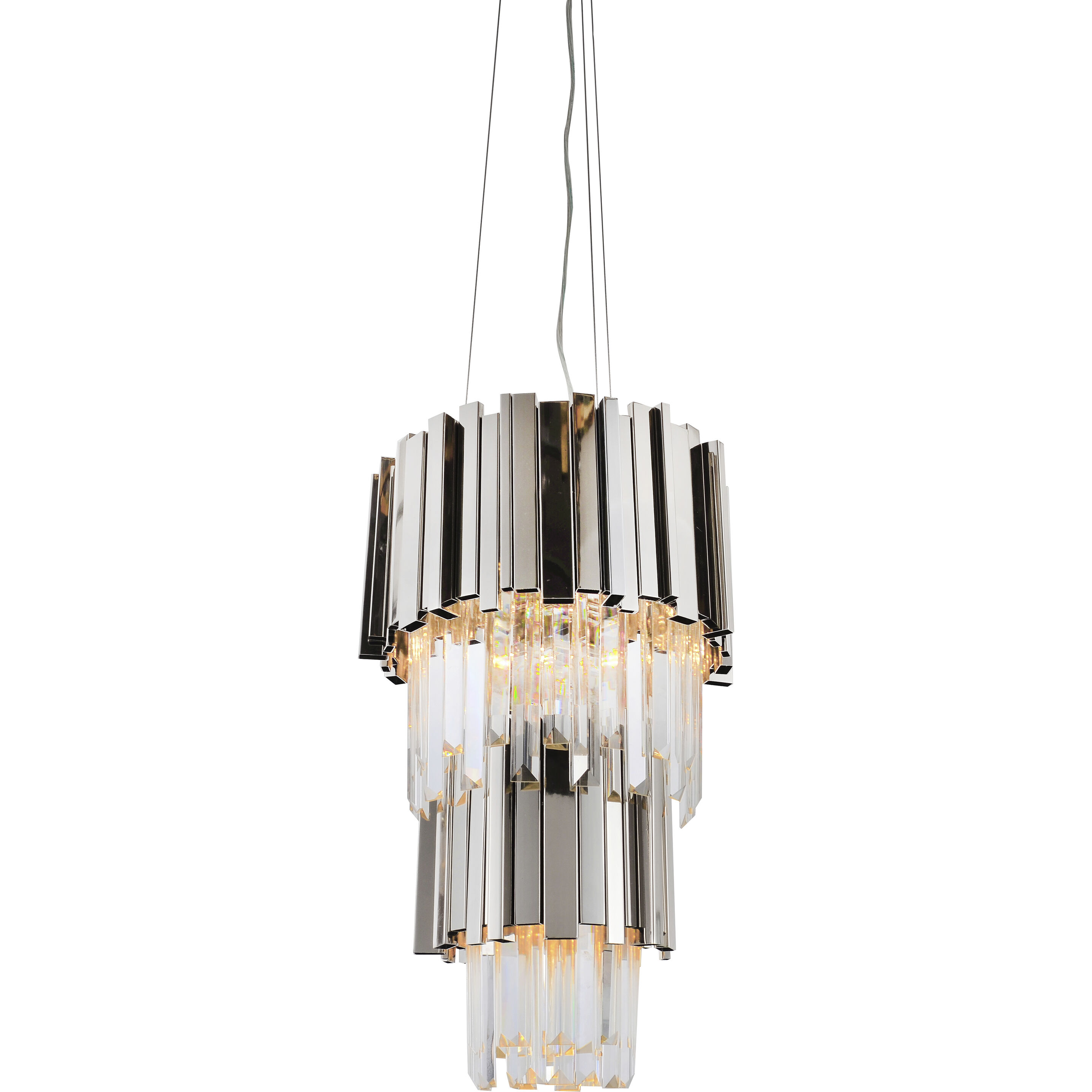 Canada 4 Light 11.8 inch Chrome Chandelier Ceiling Light