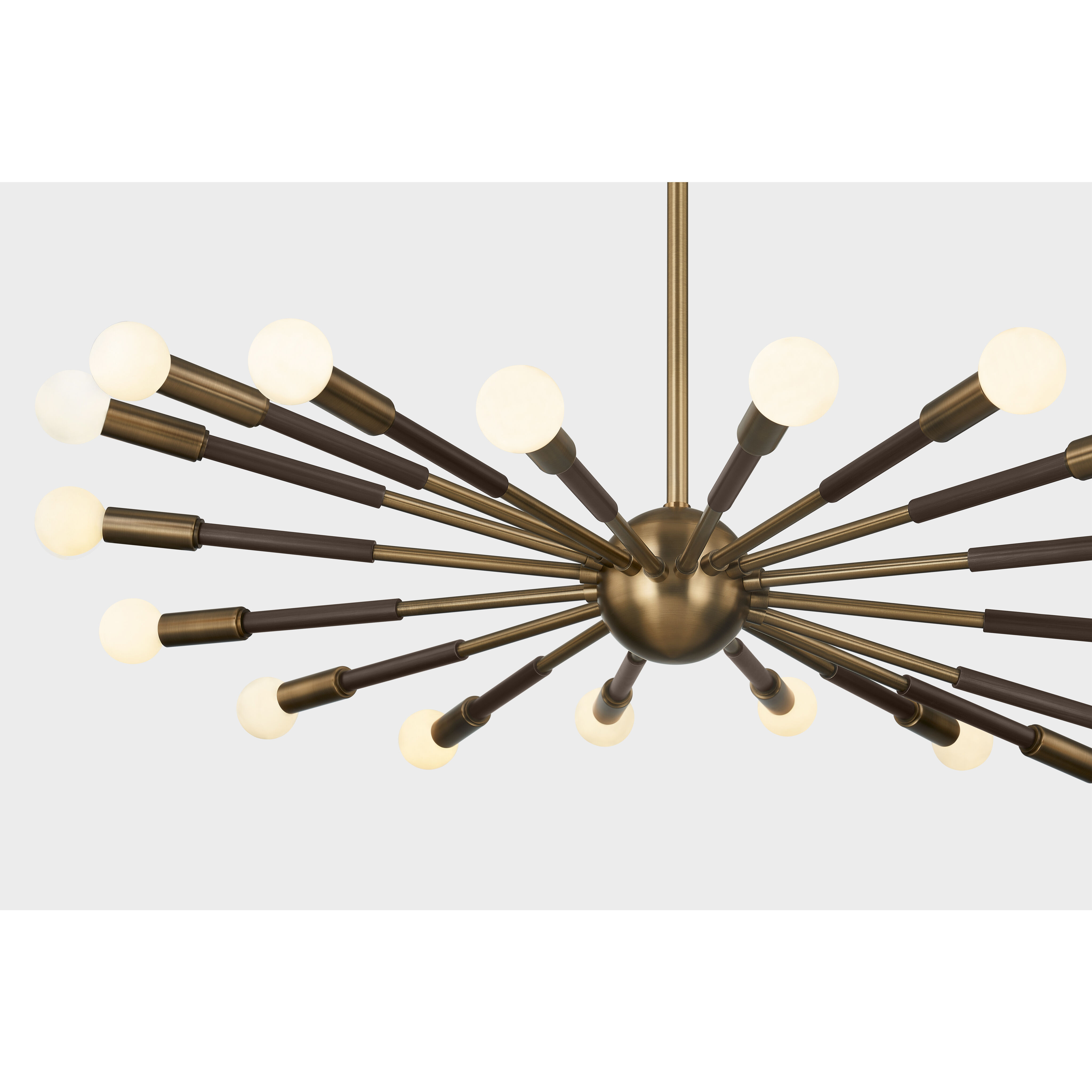 Obie 18 Light 36.25 inch Patina Brass/Bronze Chandelier Ceiling Light