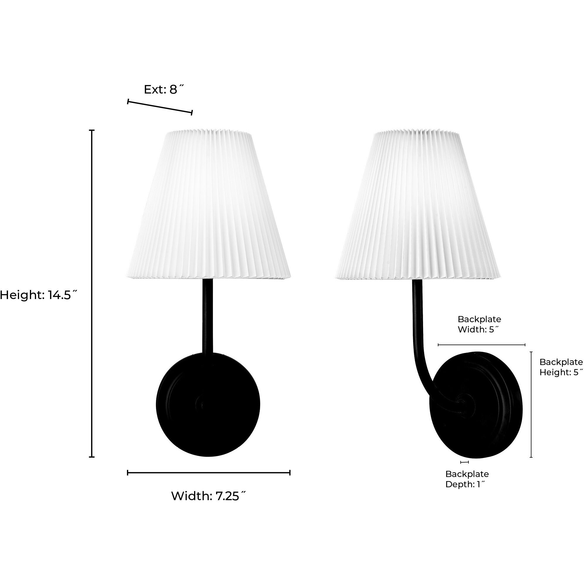 Ami Wall Sconce Wall Light in Vintage Brass