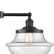 Franklin Restoration Large Oxford 2 Light 25 inch Matte Black Island Light Ceiling Light in Seedy Glass, Franklin Restoration