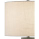 Lofitt 29.75 inch 150 watt Gray and Clear Table Lamp Portable Light