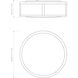 Mashiko 1 Light 9.06 inch Polished Chrome Bathroom Ceiling Light