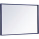 Monet 28 X 28 inch Blue Wall Mirror