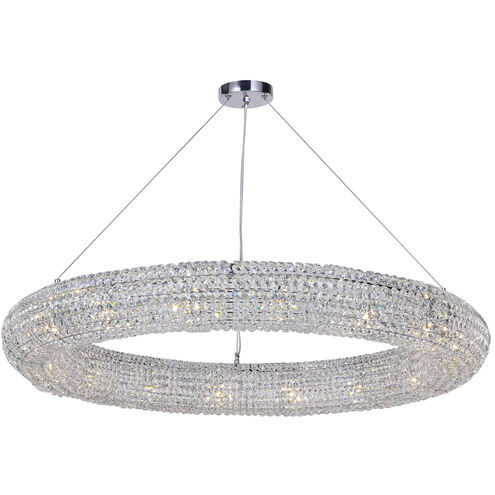 Veronique 16 Light 40 inch Chrome Down Chandelier Ceiling Light