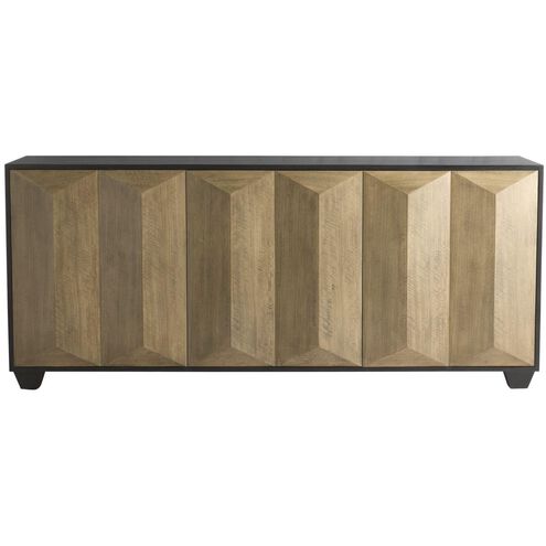 Sapphire 34 inch Chamois Gray Credenza