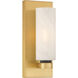 Wexmere 1 Light 4.5 inch Legacy Brass and Dark Matte Black Wall Sconce Wall Light