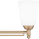 Esther 4 Light 32 inch Bronze Gold Bath Light Wall Light, Extra Large