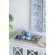 Aline Blue and White Decorative Accent