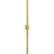 Vera Bath Vanity Light Wall Light in Brushed Gold